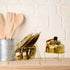 Brass Miniature Tea Cup Saucer Kettle Set 0.008Kg